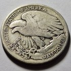1917 WALKING LIBERTY SILVER HALF DOLLAR F/XF EARLY DATE — photo 5