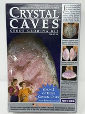 Crystal Growing Kit - Crystal Caves Geode Growing Kit New Sealed