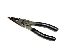 Snap On Tools NEW LN46ACFDT 7in. Gray Soft Grip Long Nose Slip Joint Pliers USA