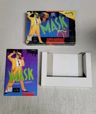 The Mask (SNES) - Box + Manual Only NO GAME