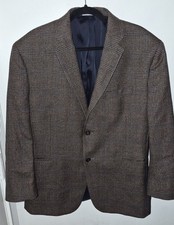 Jos.A. Bank Traveler Wool Sportcoat Sz 44S Blazer Brown Jacket