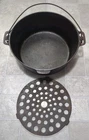 New ListingVintage Cast Iron Griswold No. 10 Tite-Top Dutch Oven And Trivet No Lid
