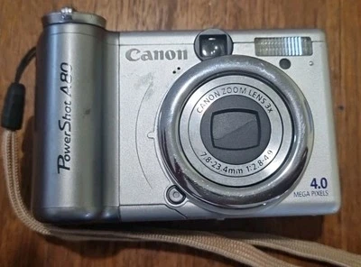 Canon PowerShot A80 Digital Cameras 3-4.9 MP Maximum Resolution