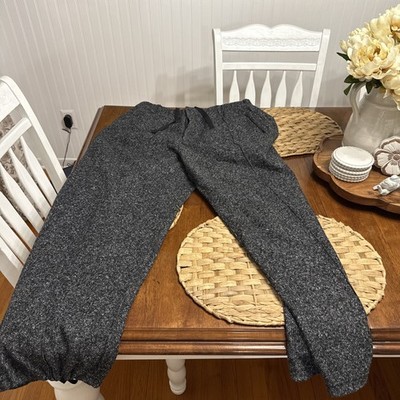 Engineered Garments  Pleated Pant Grey Wool Polyester Heavy Flannel XL 