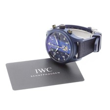 IWC SCHAFFHAUSEN PILOT'S WATCH BLUE ANGELS IW389109 44mm Ceramic Rubber #C017