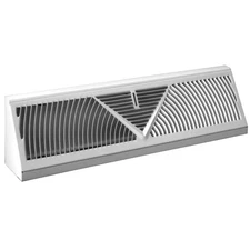 HART & COOLEY 407W BASEBOARD GRILLE 18" 17-3/8" W STEEL 38 SQ-IN AIR FLOW