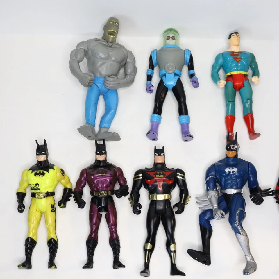 Lot Of 8 Vintage 90s And Up Action Figures Batman Freeze Killer Croc Superman - Image 3 of 4