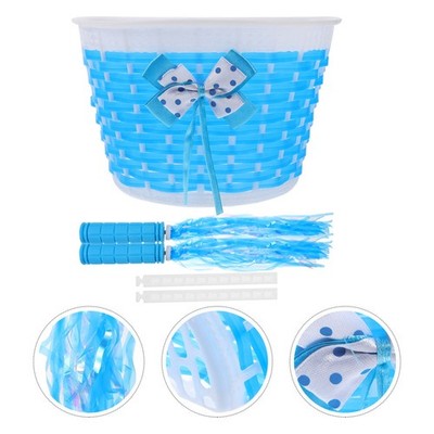 1 Set Kid Bike Basket Scooter Streamers Lenkerabdeckung Kinder Fahrräder Vorräte