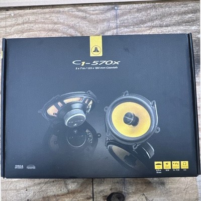 JL Audio C1-570x 5'' X 7'' C1 Series 2-Way Coaxial Car Audio Speakers Coax 50W NEW