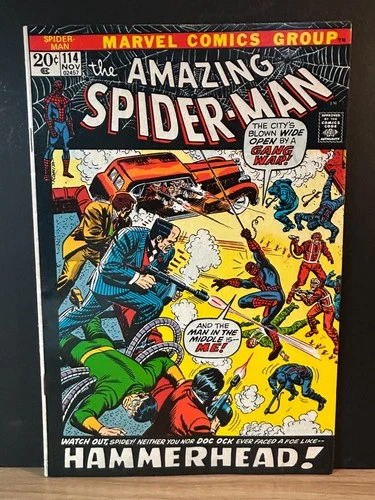 Amazing Spider-man  #114  VG/F  (SLIGHT COLOR TOUCH )  Hammerhead App.