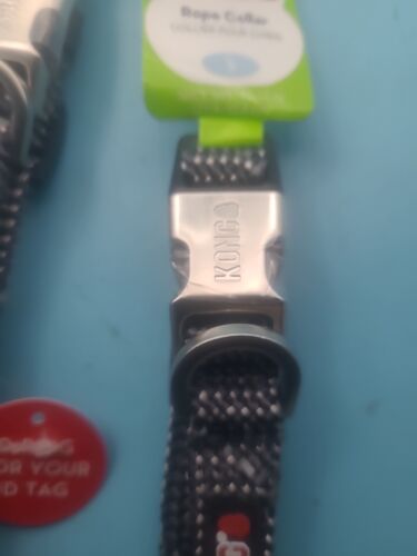 2- Kong Reflective Adjustable Rope Dog Collar -Small (11-14in) - New With Tags - Picture 3 of 6