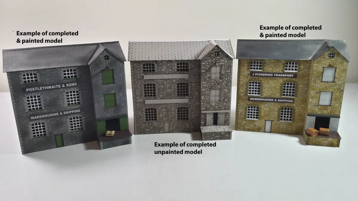 OO Gauge Warehouse or Mill Model Kit for Hornby Model Railways