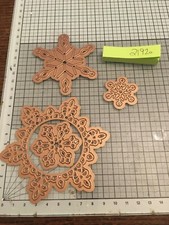 Spellbinders 4 part Christmas snowflakes die set ref2192a
