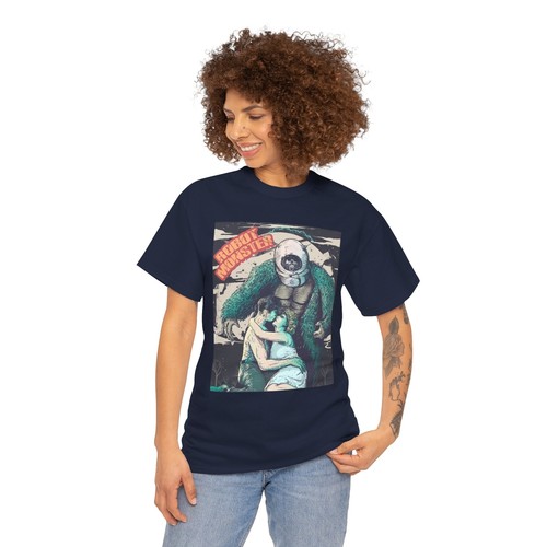 "Robot Monster" 1953 Vintage Sci-Fi Movie Poster T-shirt - Picture 76 of 133