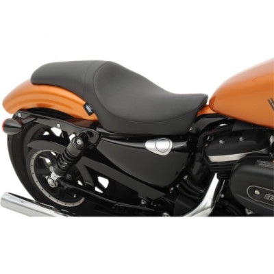 DRAG SPECIALTIES-SELLE BI-PLACE PREDATOR SMOOTH-NOIR-HARLEY-DAVIDSON SPORTSTER