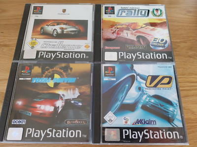 Playstation Racing Games (Porsche Challenge, Total Drivin, Vanishing Point etc.)