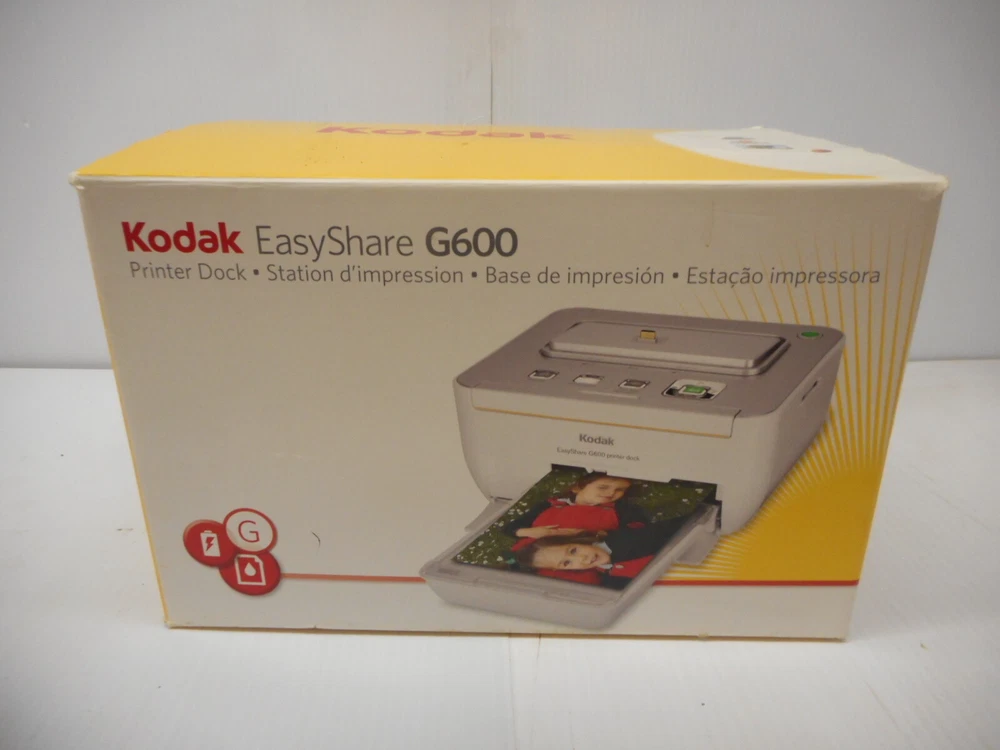 Kodak EasyShare G600 Digital Photo Printer Dock Station No Power Supply