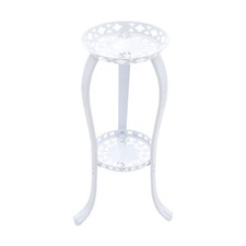 Metal Plant Stands Indoor 2 Tier Tall Plant Stand Modern Flower Pot Stand Shelf