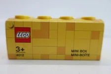 Lego MIni Box Storage Room Copenhagen 8 Stud Yellow Mini Box 3.6" x 1.8" x 1.6"