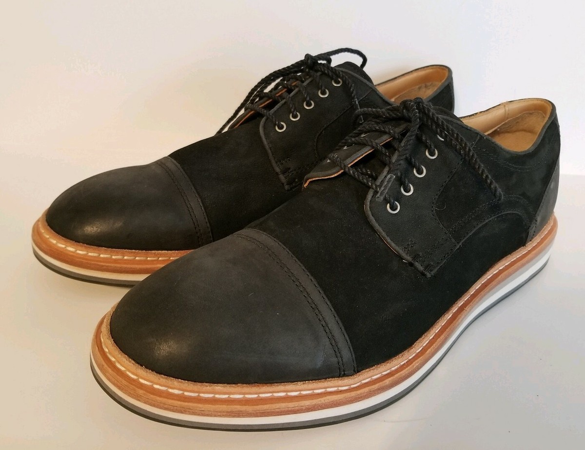 UGG Warner Cap Toe Oxford Black Leather Lace Up Mens Shoes Size 10 43 #1004185 UGG Men main image 3