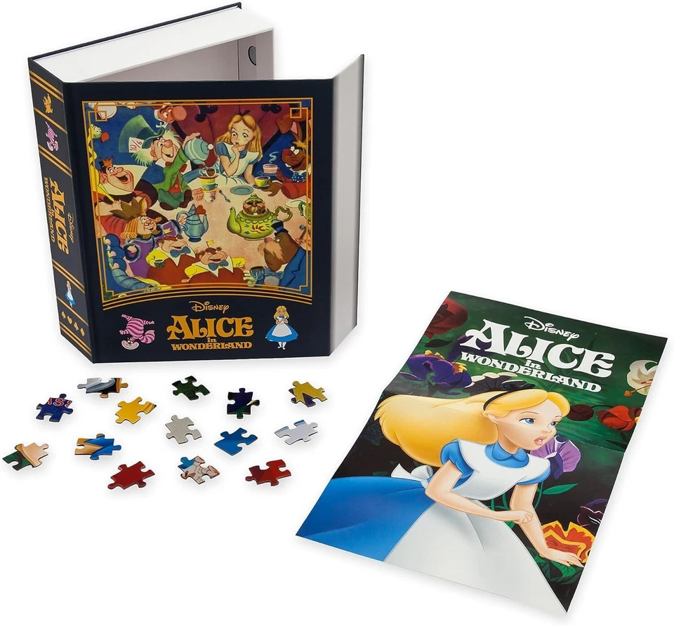 Paquete de 4 rompecabezas Disney Storybook Pinocho Dumbo Peter Pan Alice 500 piezas cada uno Foto 4 de 4