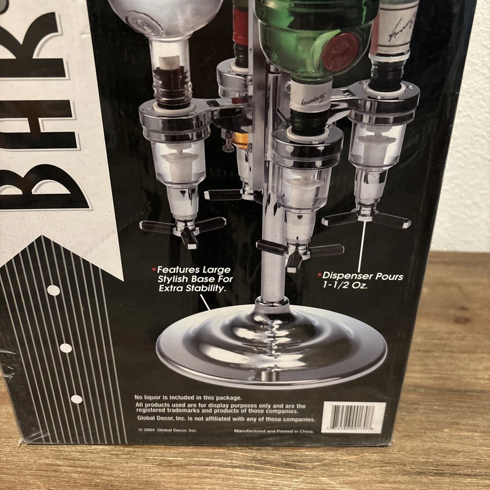 Dispensador de licor Bar-Tender 4 botellas vino cerveza alcohol bebida bar bebida SELLADO Foto 3 de 4