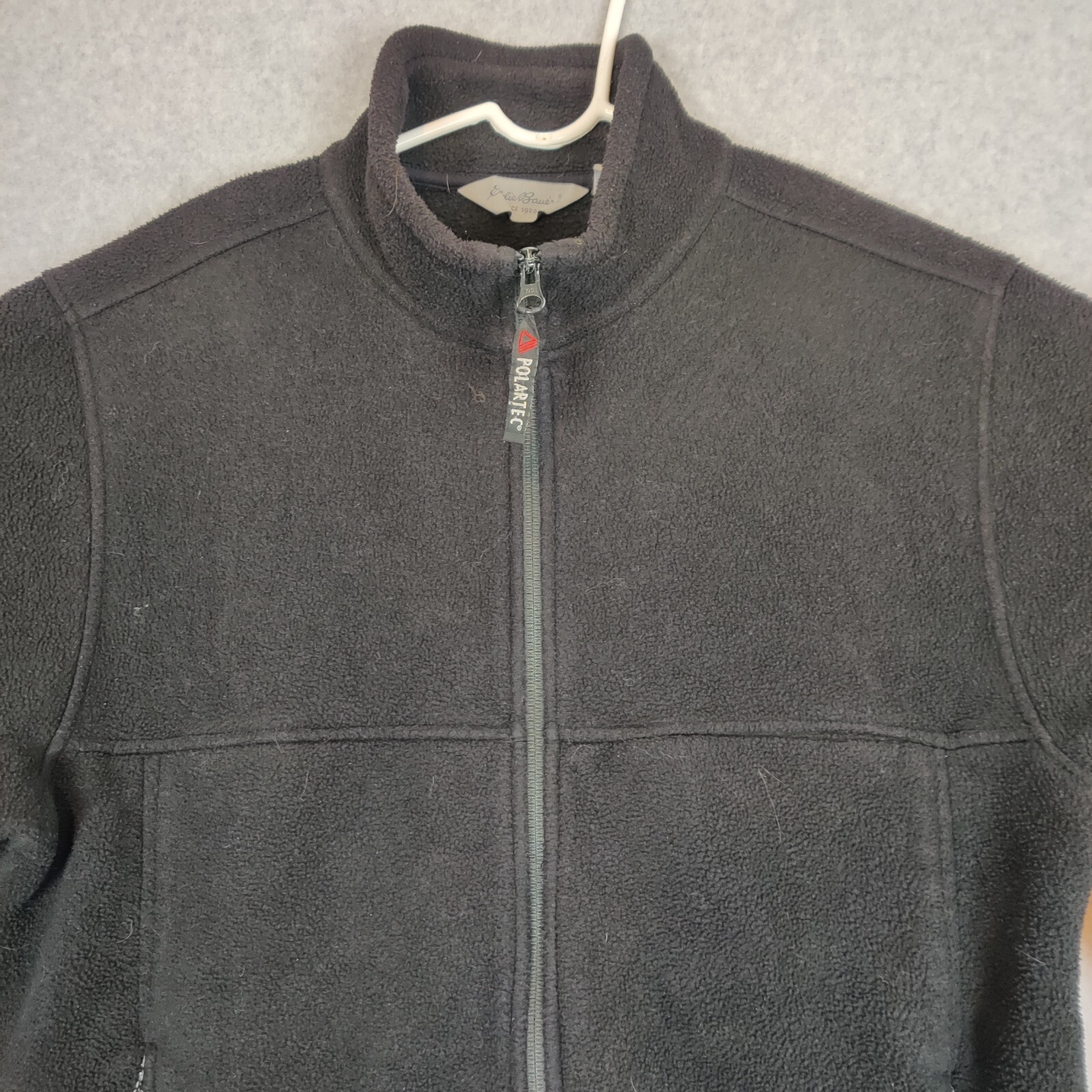 Eddie Bauer Men Jacket Medium Solid Black Long Sl… - image 2