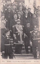 Old postcard card TUNISIA TUNISIA TUNIS S A LE BEY au Cardo written 1918