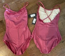 NWT Capezio Harmonie #HW200 Mauve Ballet Dance Camisole Leotards Adult M & Lg