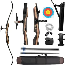 Professional Aldults Archery Hunting Bow Kit,Ergonomic Design 67.5''Takedown Bow