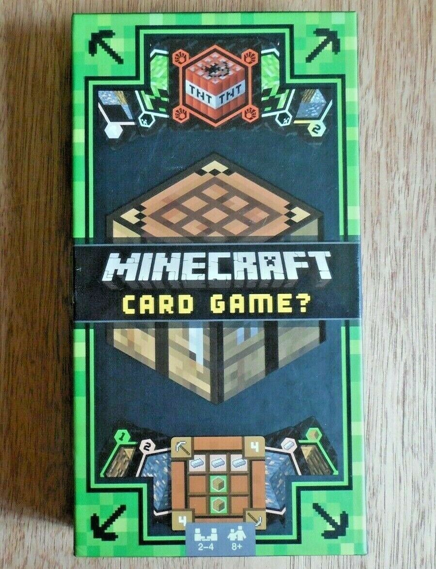 Minecraft Card Game Race Your Friends to Craft Valuable Tools Ages 8+