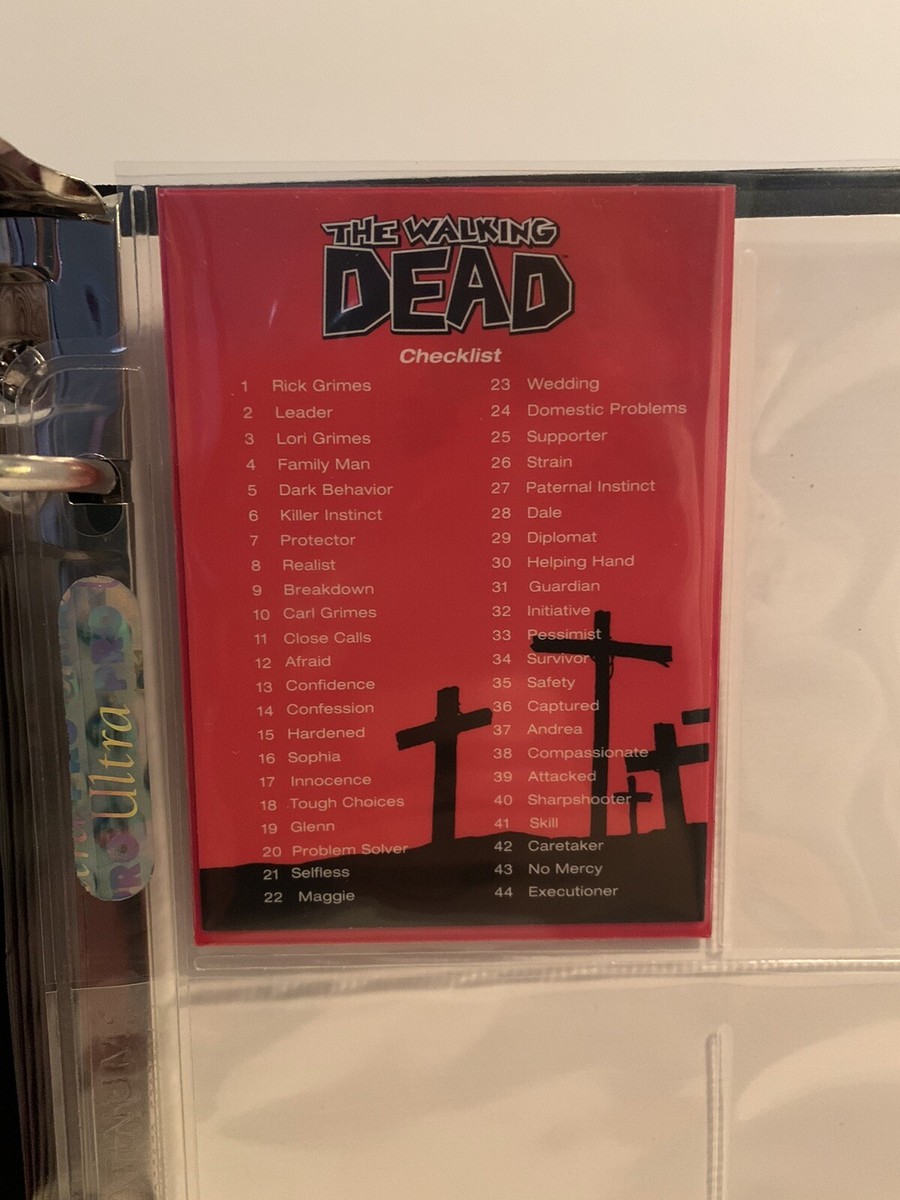 walking dead trading card binder Amazon.com: Walking Dead Season 4 Part 1 DM2 Costume Wardrobe Card Governor  and Rick Grimes : 藝術古董收藏 main image 1