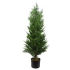 Artificial Cypress Cedar Topiary Tree Artificial 120cm Realistic Plant