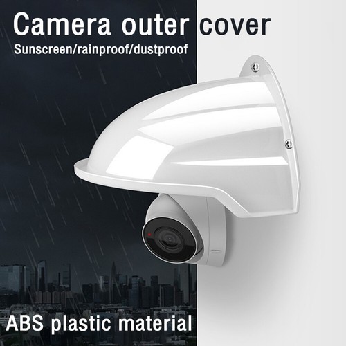 Security Camera Sun Rain Shade Cover Shield CCTV Home Dome Cam Protection Cover - Afbeelding 7 van 30