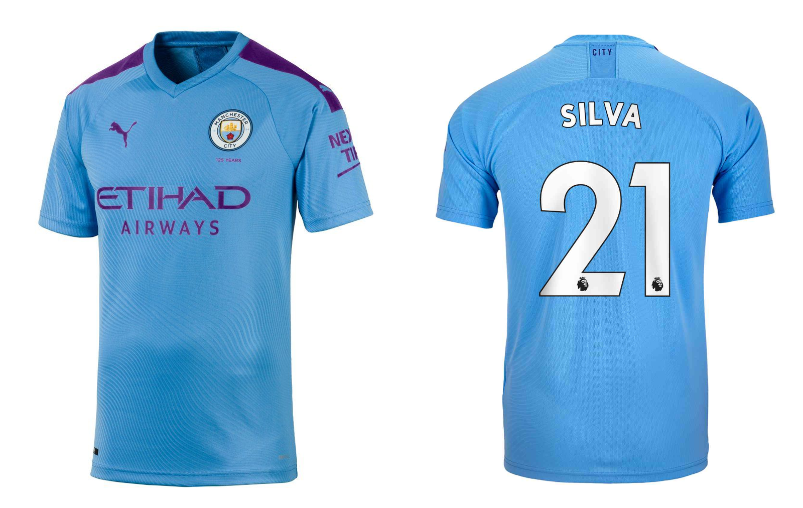 Manchester City Football Shirt (Size 9 
