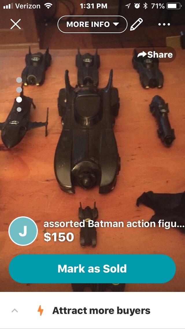 old batman toys eBay