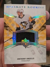 20-21 UD Ultimate Collection Hockey Rookies Jersey 178 Anthony Angello 396/649
