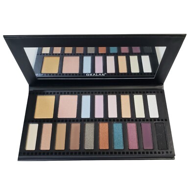 Okalan Urban Memory 18 Color Eyeshadow Palette New 8.0''L x 4.0''W x .50''H