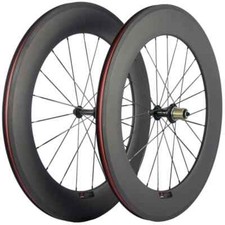 700C Road Bike Carbon Wheelset 88mm Depth 23mm Width Clincher Bicycle Wheels