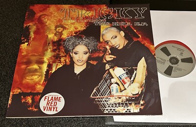 TRICKY/GRAVEDIGGAZ-HELL EP-UK 1995 RED VINYL 12'' EP (IS ROUND THE CORNER) (M/M-)