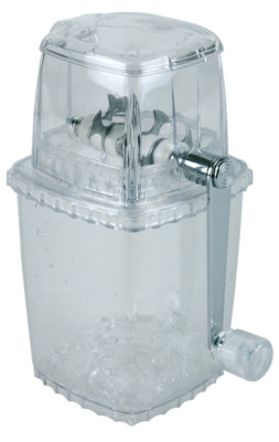 Eis Ice Crusher Eiszerkleinerer aus Kunststoff mit Edelstahl Messer Gastlando