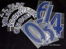 official Premier League Lextra Football Name/Number Set Navy 2007/12