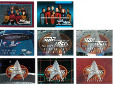 ONE Star Trek: The Next Generation complete trading card set: Seasons 1 - 6, etc