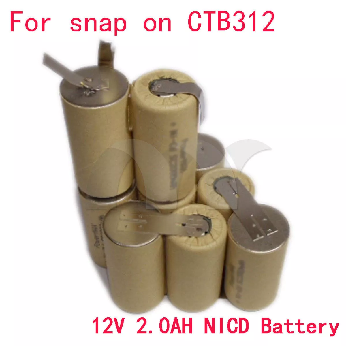 SOLDERING REQUIRED Battery Rebuild Pack For SNAP ON 12V CTB312 2Ah Drill Wrench