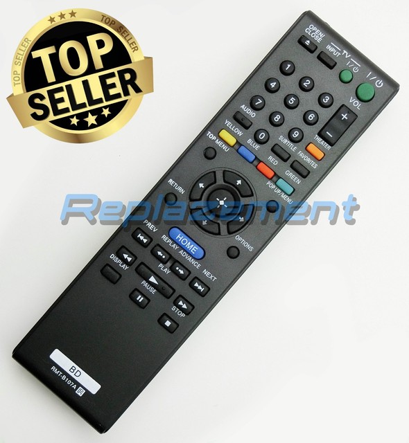 New Remote RMTB107A Control For Sony BDPBX57 BDPBX37 BDPS373 45CS