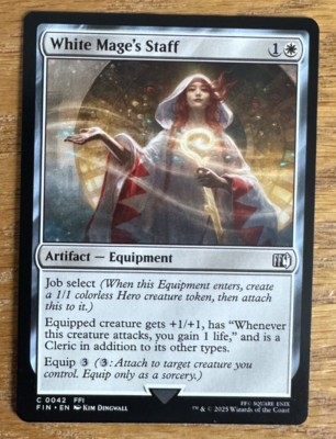 MTG Final Fantasy, White Mage's Staff x4 Playset