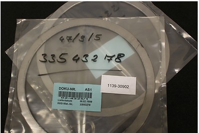 Kempchen 5 comb profile seals 175x199.5x3 according to DIN2697-A B7A from 1.4541/G