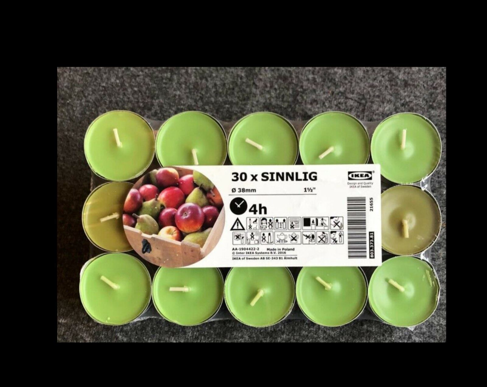 IKEA Sinnlig Scented Candles tealight Coloured tealights 60 Piece Cheapest new eBay