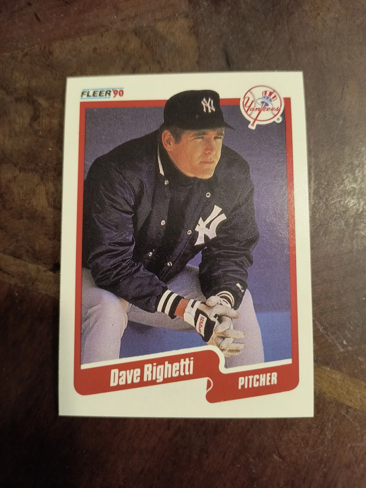 DAVE RIGHETTI 1990 FLEER #453 FREE SHIPPING