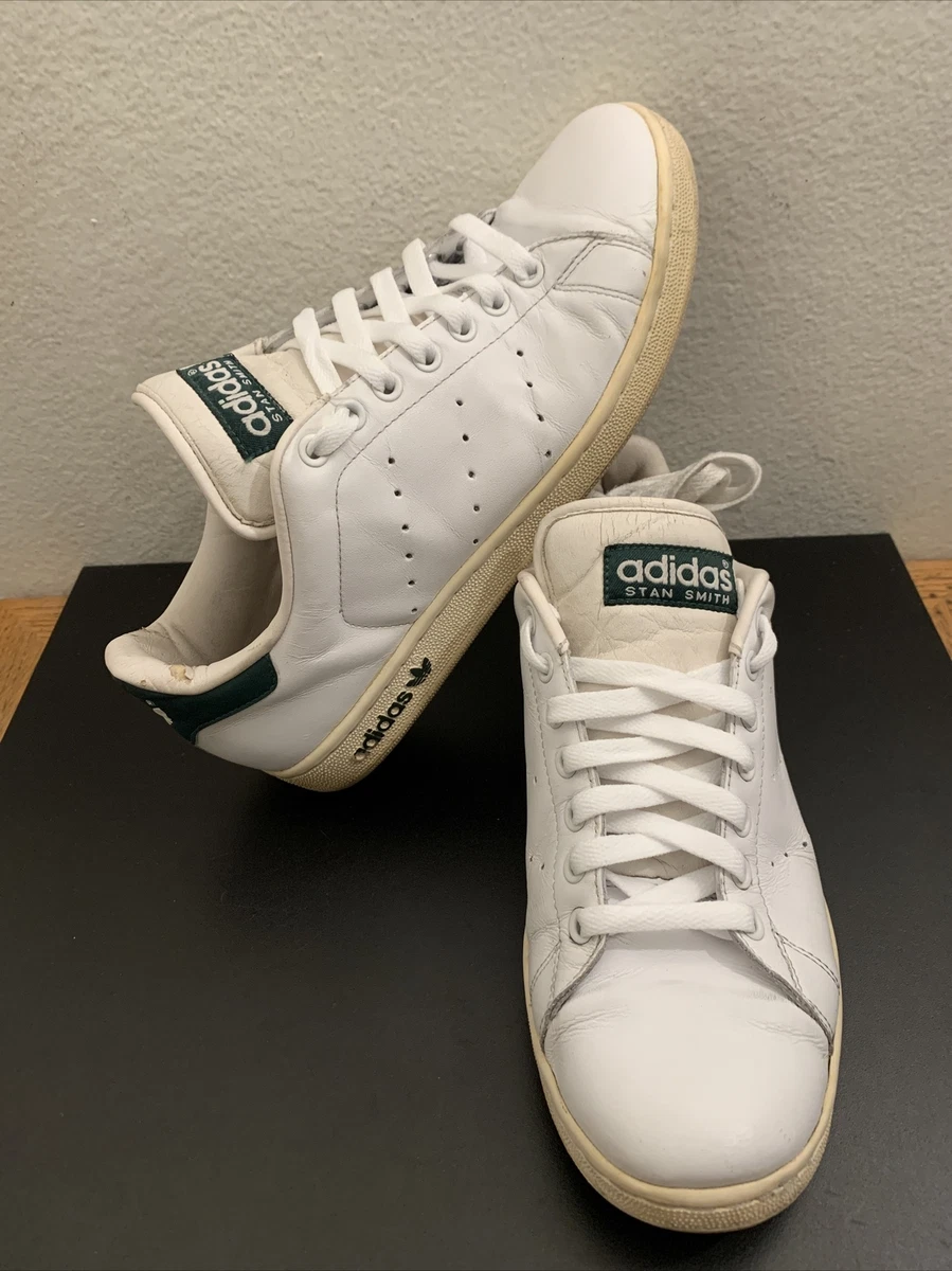 vtg Adidas Stan Smith Originals White Leather 2003 men sz 10.5 art 014128